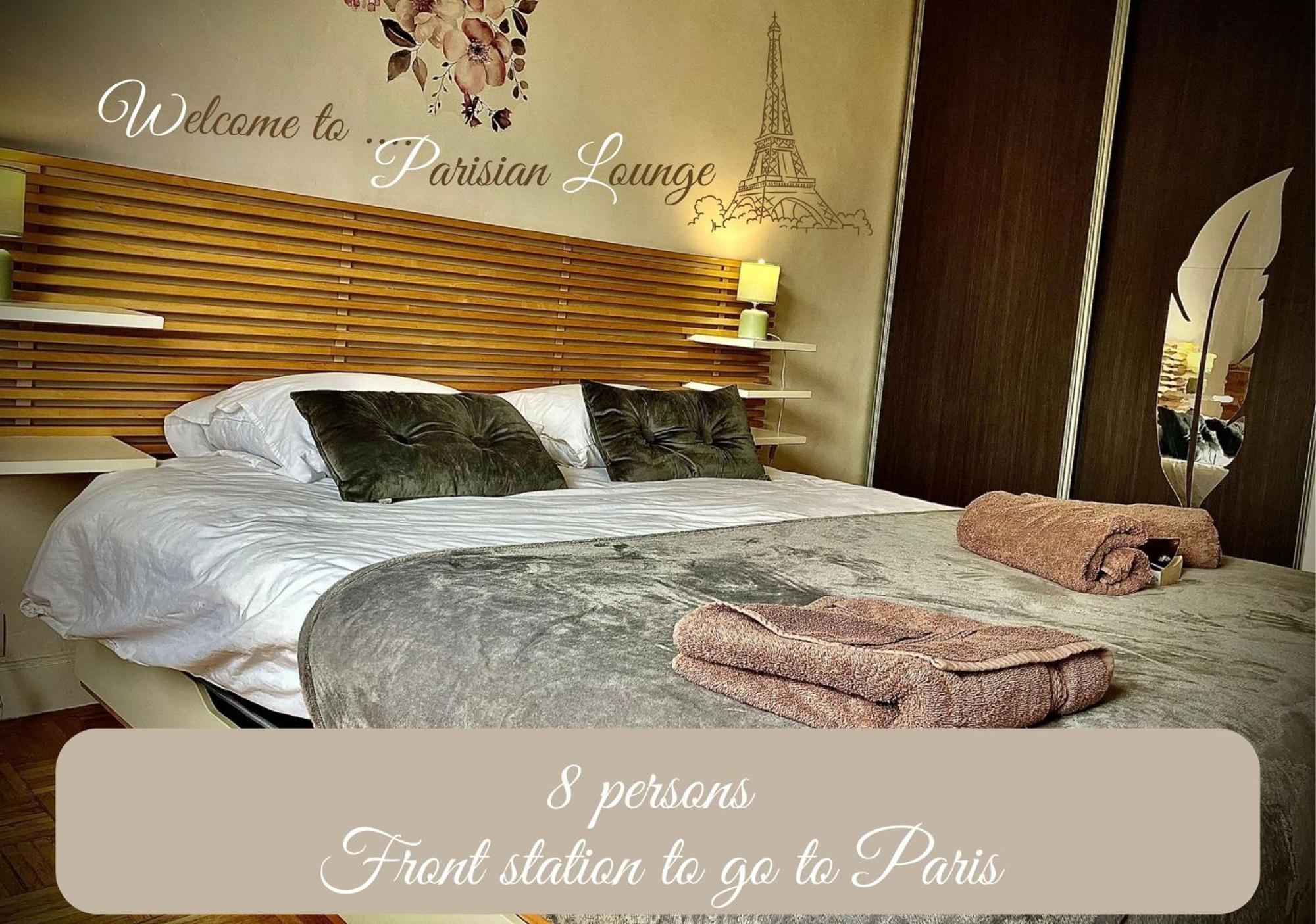 Parisian Lounge 8 Pers Front Station Lejlighed Villemomble Eksteriør billede